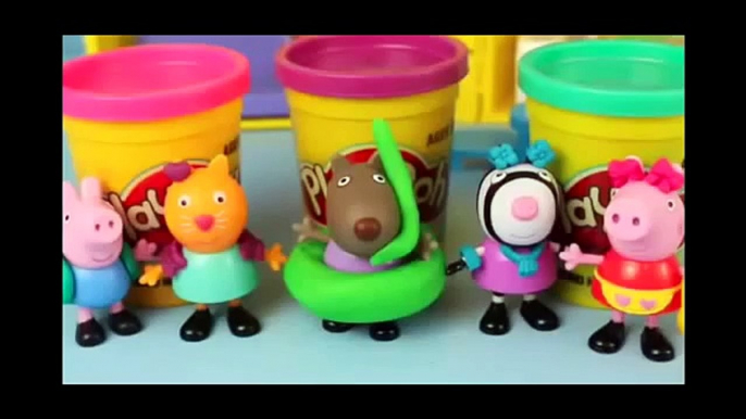 Peppa Pig Sleepover PLAY DOH Costume Dress Up Zoe Zebra Candy Cat  Slumber Party DisneyCarToys