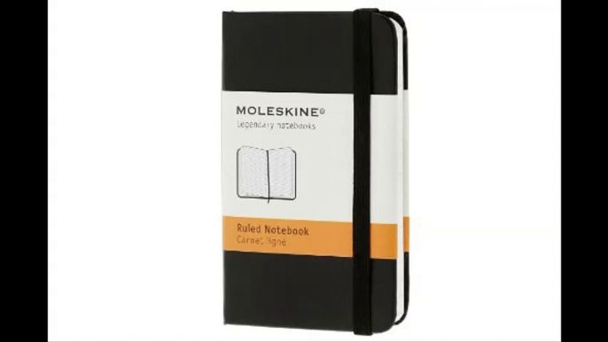 Moleskine Classic Notebook Extra Small Ruled Black Hard Cover 2.5 x 4 Classic Notebooks