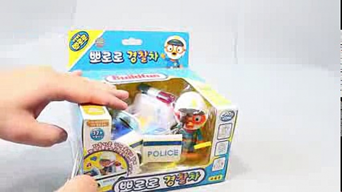 뽀로로 소리나는 멜로디 경찰차 장난감 Pororo Toys мультфильмы про машинки Игрушки