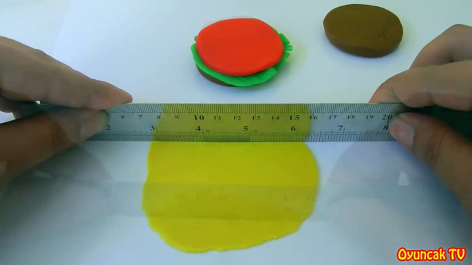 Oyun Hamuru ile Hamburger Yapımı! Play Doh Burger