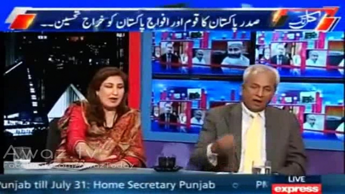 Watch how Javed Chaudhry grilled Nehal Hashmi on his irrelevant arguments