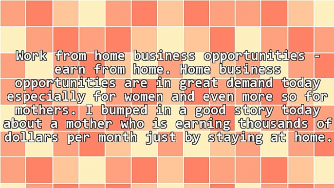 Women's Choice - Home Business Opportunities