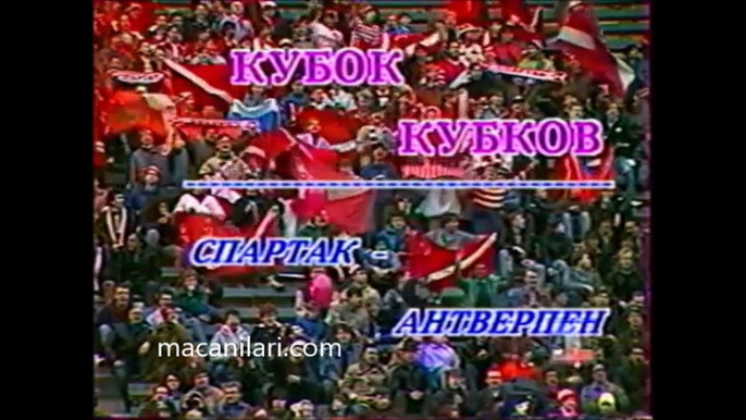 07.04.1993 - 1992-1993 UEFA Cup Winners' Cup Semi Final 1st Leg Spartak Moskova 1-0 Royal Antwerp FC