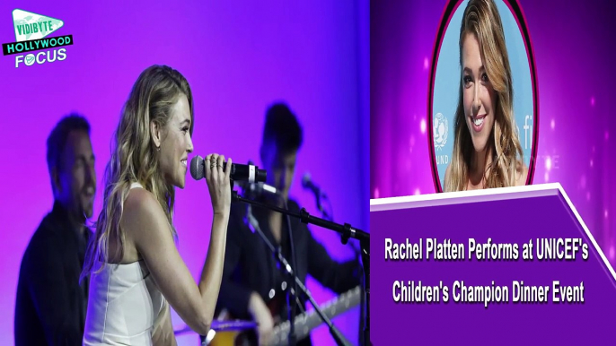 Rachel Platten Performs at UNICEF's Children's Champion Dinner Event