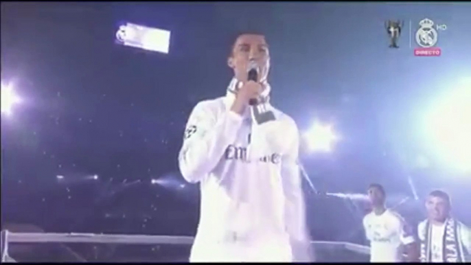 Ronaldo song and dance ( Hasi Hasi ) HALA Madrid - Cristiano Ronaldo CR7 Uefa champions league 2016