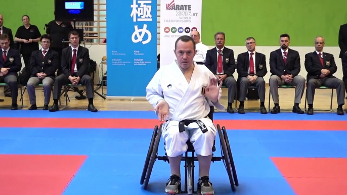 Franck Duboisse World Karate Champion 2014 Handikarate I karate karate for disabled people