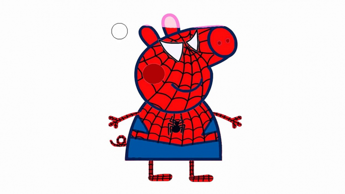 PEPPA PIG SE DISFARÇA DE HOMEM ARANHA  E HULK !!! EM PORTUGUÊS  BRASIL