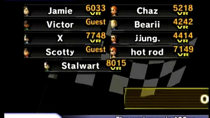 Mario Kart Wii- Wi Fi Match #27 Worldwide Race- GCN DK Mountain