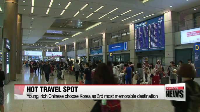 Young, rich Chinese choose Japan, France, and Korea as their top three memorable travel destinations