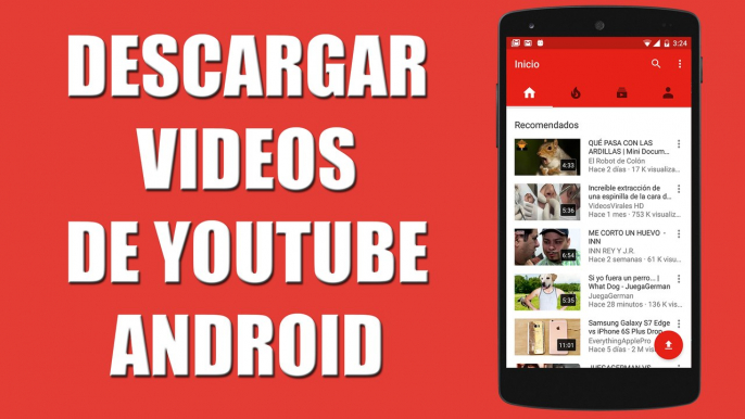 Descargar videos de Youtube en Android facil y rapido - Tubemate Apk