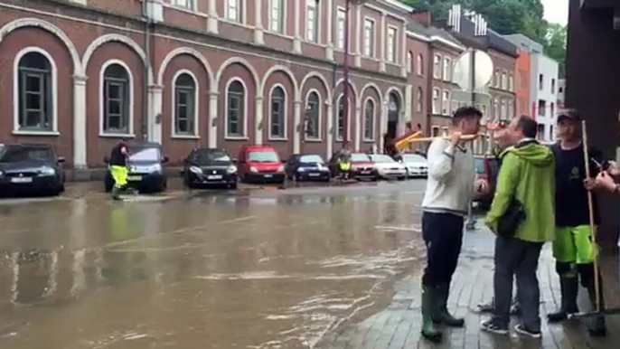 Inondation 6 juin 2016 : Dison sous eaux