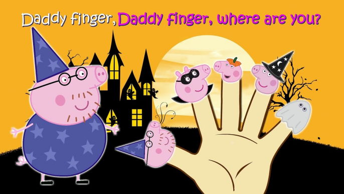 Peppa Pig Halloween Finger Family   Nursery Rhymes Lyrics