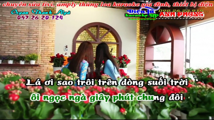 MÙA XUÂN LÁ KHÔ karaoke nhạc sống phong cách Tuấn Vũ full HD 2016 Điện Tử Anh Phụng