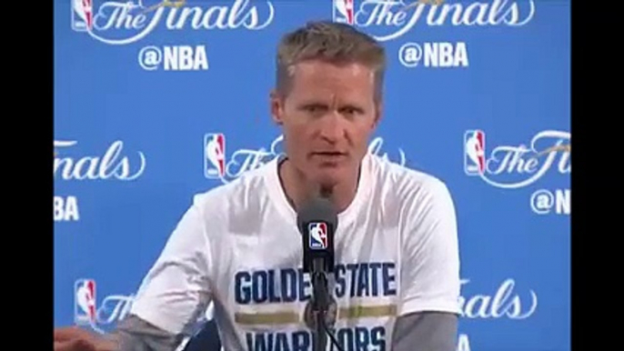 ESPN First Take Steve Kerr Speak At NBA Finals