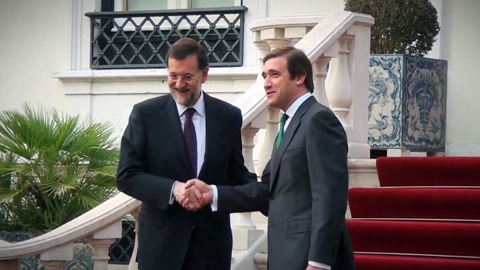 Primeiro-Ministro Pedro Passos Coelho recebe Presidente do Gov. Espanha Mariano Rajoy, 24 jan 2012