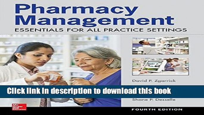 Collection Book Pharmacy Management: Essentials for All Practice Settings, Fourth Edition