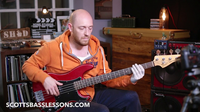 Sir Duke by Stevie Wonder - “That Cool Bit” - Quick Riff --- Scott's Bass Lessons