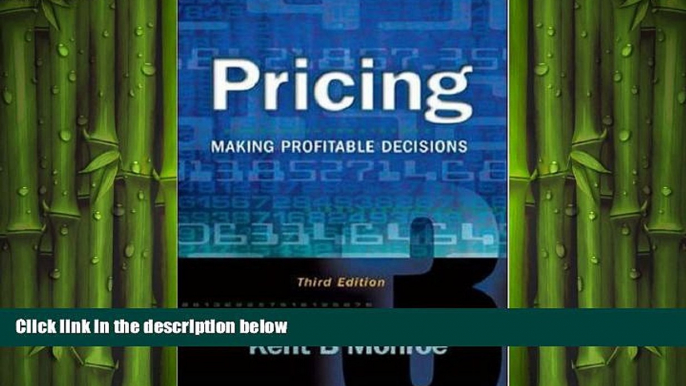 READ book  Pricing: Making Profitable Decisions  FREE BOOOK ONLINE