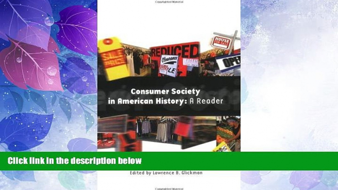 Big Deals  Consumer Society in American History: A Reader  Best Seller Books Best Seller