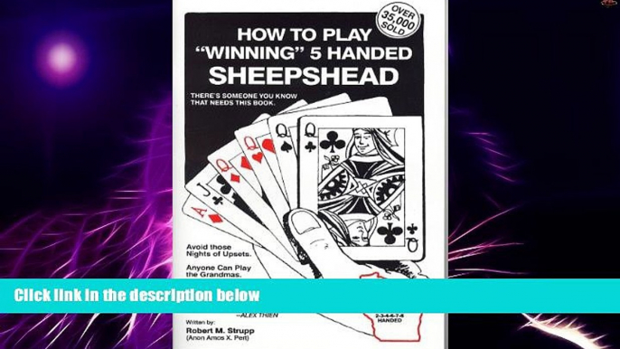 Big Deals  How to Play Winning 5 Handed Sheepshead  Best Seller Books Best Seller