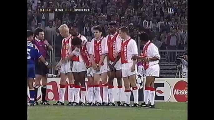 Ajax v Juventus Champions League Final 1995-96