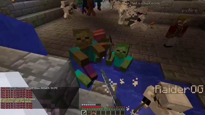 MINECRAFT NAZI ZOMBIES! MINECRAFT ZOMBIE APOCALYPSE   MINECRAFT ZOMBIE SURVIVAL HD