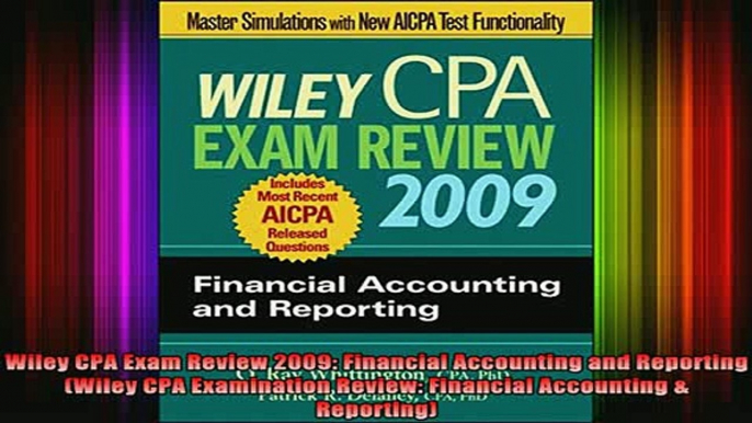 READ book  Wiley CPA Exam Review 2009 Financial Accounting and Reporting Wiley CPA Examination Full Ebook Online Free