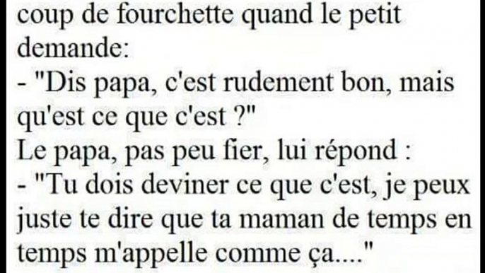 Un Papa qui cuisine du lapin pour le dîner