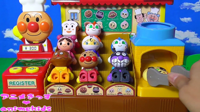 アンパンマン おもちゃ アニメ ジャムおじさんのパン工場 で遊んだよ♫ animekids アニメきっず animation Anpanman Toy