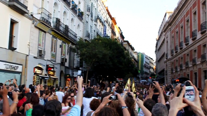 15-M Llegada a Sol de la Marcha- Columna Este desde Carretas. 23-07-11