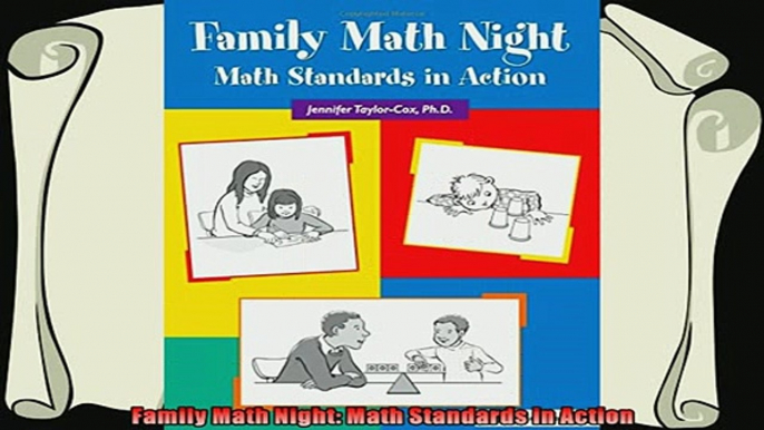 read here  Family Math Night Math Standards in Action