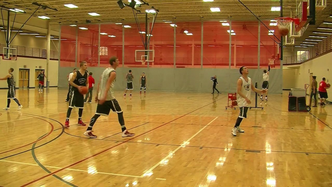 IWU Men's Basketball Practice 10-29-13