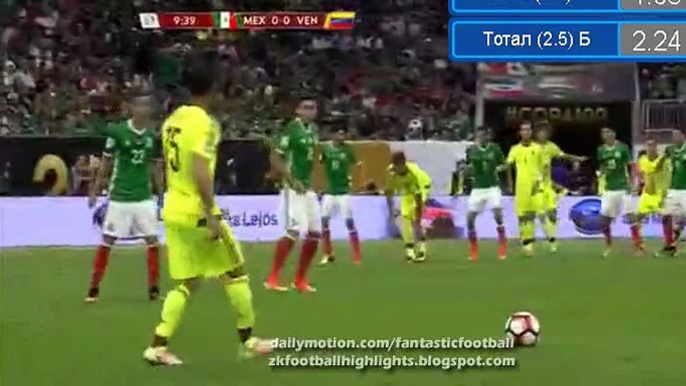 Jose Velasquez Goal - Mexico vs Venezuela 0-1