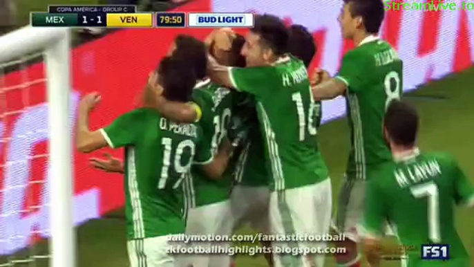 1-1 Jesús Corona Goal - Mexico vs Venezuela 13.06.2016