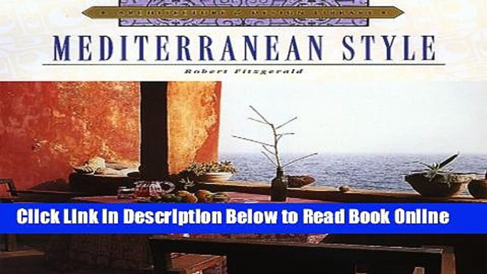 Download Architecture and Design Library: Mediterranean Style (Arch   Design Library)  Ebook Free