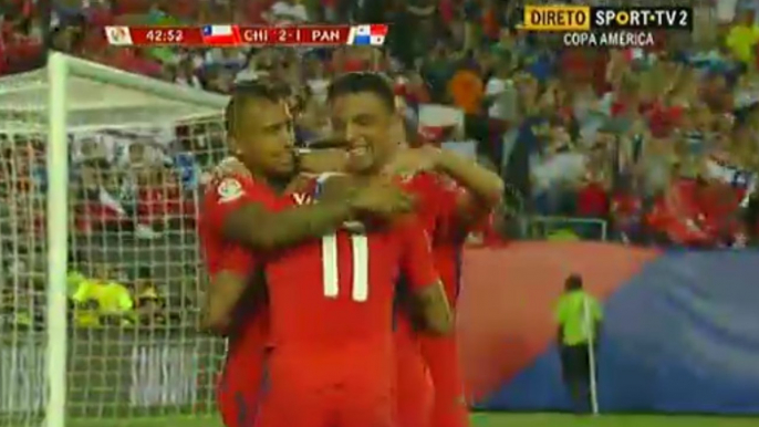 Eduardo Vargas 2 nd GOAL - Chile 2-1 Panama 14.06.2016 HD