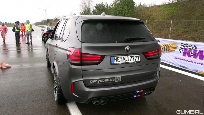 720HP BMW X5 M G-POWER vs BMW M5 vs Audi R8 V10 Plus!