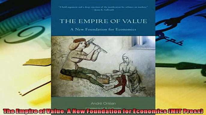 Popular book  The Empire of Value A New Foundation for Economics MIT Press