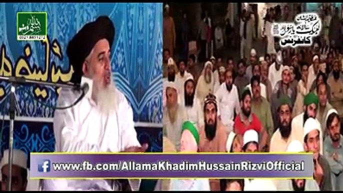 Khadim Hussain Rizvi مولا علی رضی اللہ عنہ کی شان مبارک سن کر اپنا ایمان تازہ کیجئے ضرور سنیئے اور شیئر کیجئے گا لبیک یارسول اللہﷺ