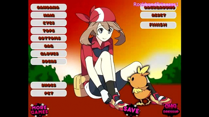 Pokemon Online Games Dress Up Trainer Game