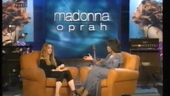 MADONNA Oprah Winfrey Show Part 2 1998