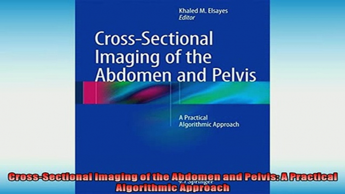 READ book  CrossSectional Imaging of the Abdomen and Pelvis A Practical Algorithmic Approach READ ONLINE