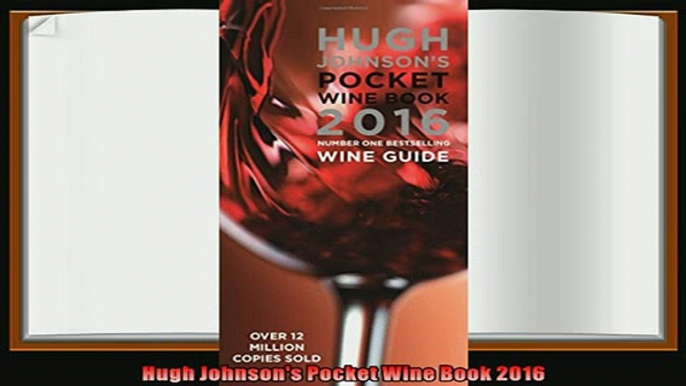 best book  Hugh Johnsons Pocket Wine Book 2016