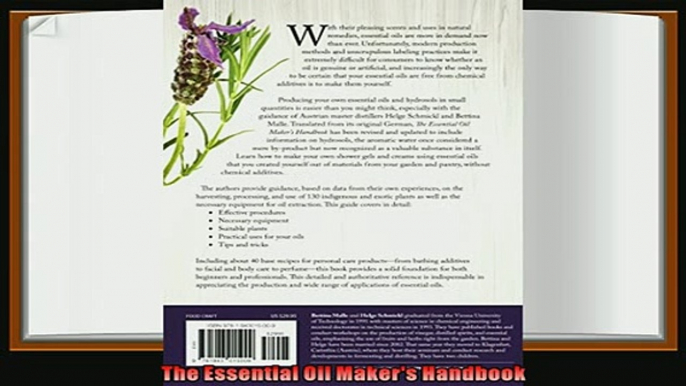 best book  The Essential Oil Makers Handbook