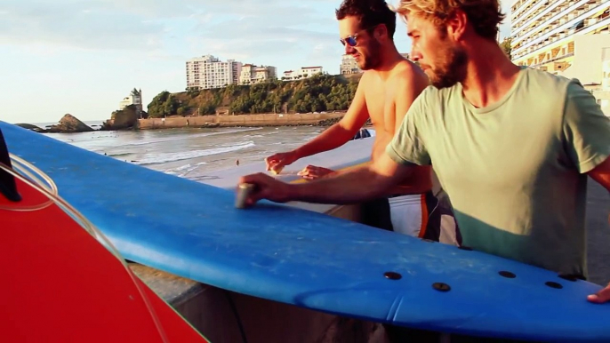 Surf à Biarritz #enmodebasque