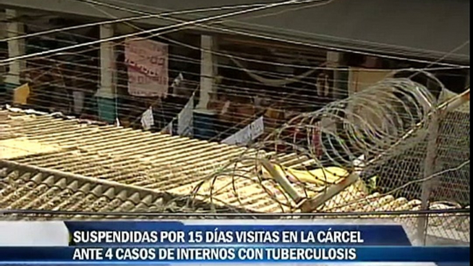 Suspendidas por 15 días visitas en la cárcel ante 4 casos de internos con tuberculosis