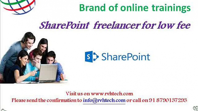 SharePoint freelancer for low fee by RVH Technologies