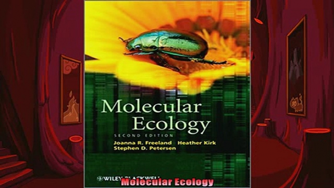 READ book  Molecular Ecology  DOWNLOAD ONLINE