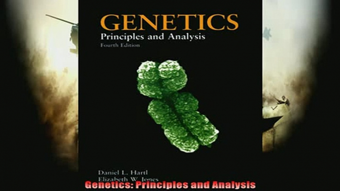 FREE PDF  Genetics Principles and Analysis  FREE BOOOK ONLINE