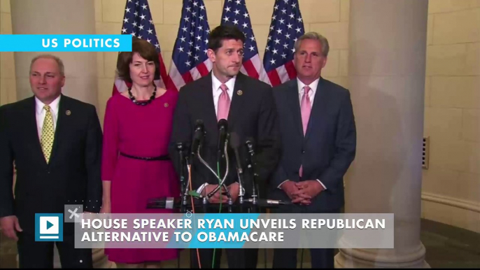 House Speaker Ryan unveils Republican alternative to Obamacare